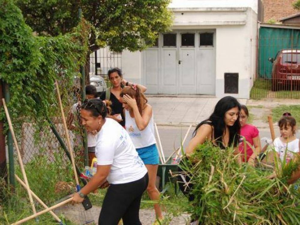 Limpieza en El Tri�ngulo