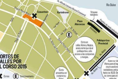 Diagramaron los cortes de tr�nsito para los corsos municipales