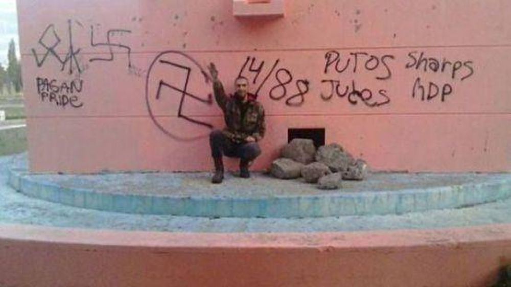 INADI presenta denuncia contra presunto autor de pintadas neo-nazis