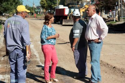 �La pavimentaci�n ser� el eje del progreso de la ciudad en los pr�ximos a�os�