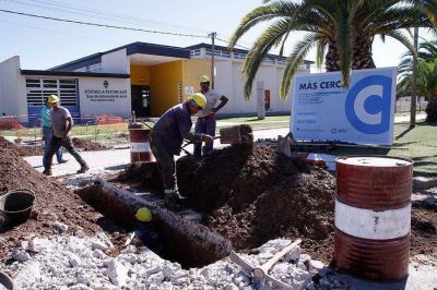 Comenz� la esperada obra Masterplan de Cloacas zona centro