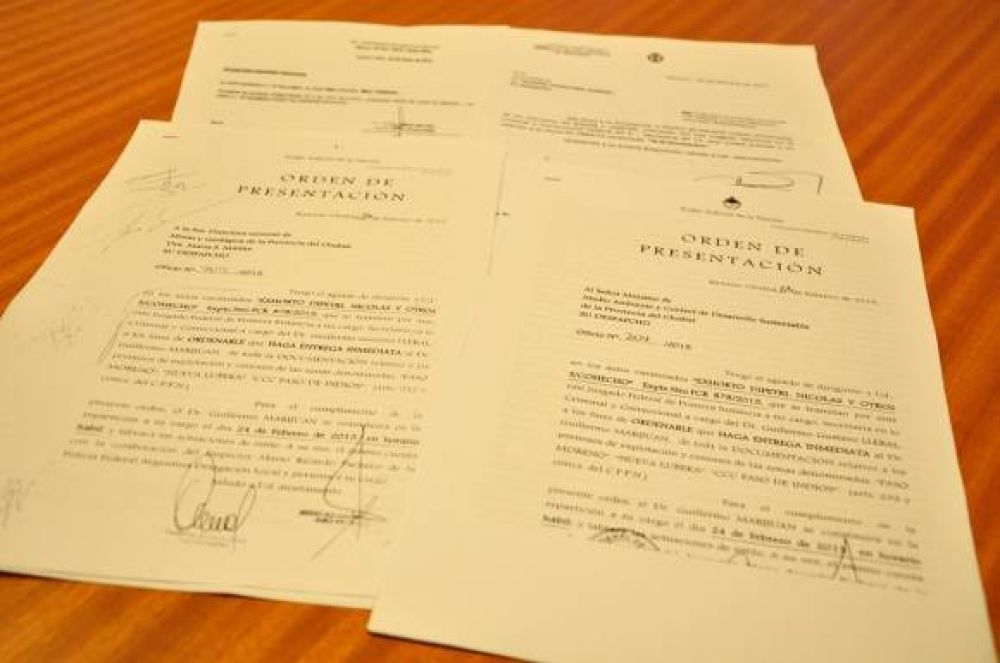 Marijuan allan el Ministerio de Hidrocarburos y solicit informacin sobre permisos de exploracin en Chubut