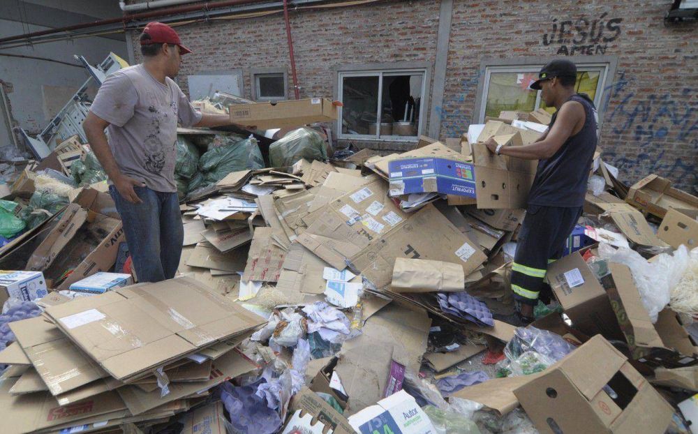 Los cartoneros, en pie de protesta