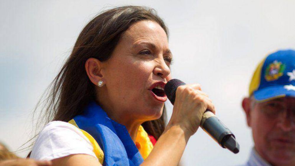 La opositora venezolana Mar�a Corina Machado: 