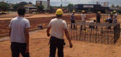 Se retomaron las obras en la Estaci�n de Transferencia de la avenida Quaranta y esperan que se pueda inaugurar a mitad de a�o
