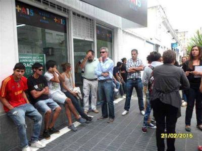 Mateo Rossi en una jornada del Frente Renovador, en Jun�n
