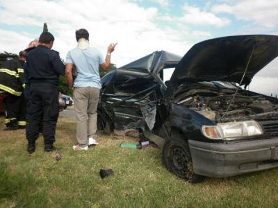 Seis heridos por un choque en ruta 5