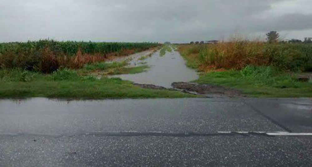 El interior de la provincia sigue complicado por las lluvias