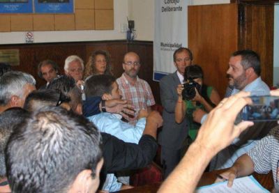 Desde el Concejo Deliberante repudiaron los actos de violencia de la �ltima sesi�nf