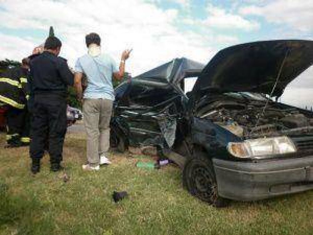 Seis heridos en un choque en ruta 5