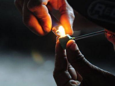 LA COCA�NA FUMADA EMPIEZA A HACER ESTRAGOS EN MAR DEL PLATA