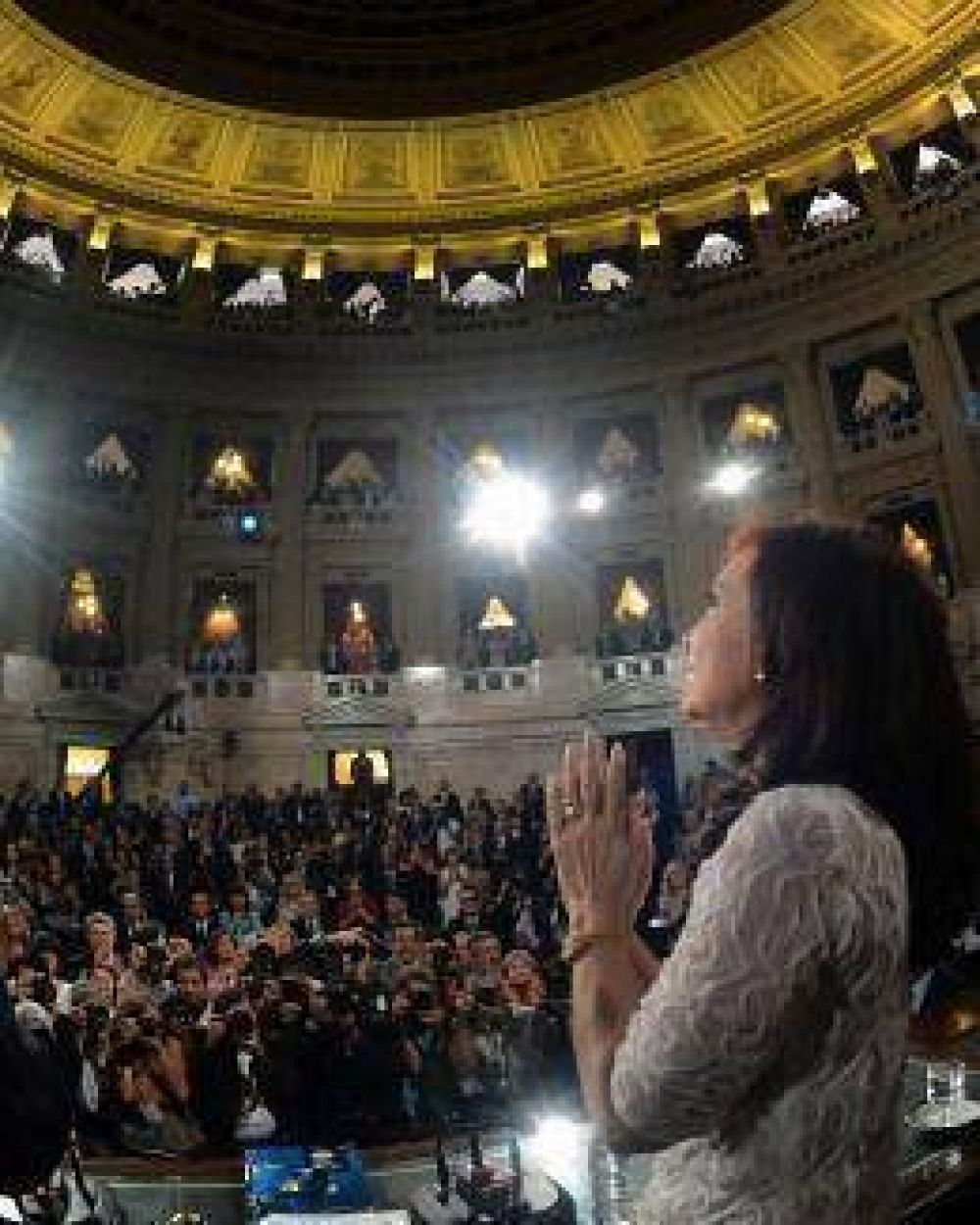 Cristina habla ante la Asamblea Legislativa