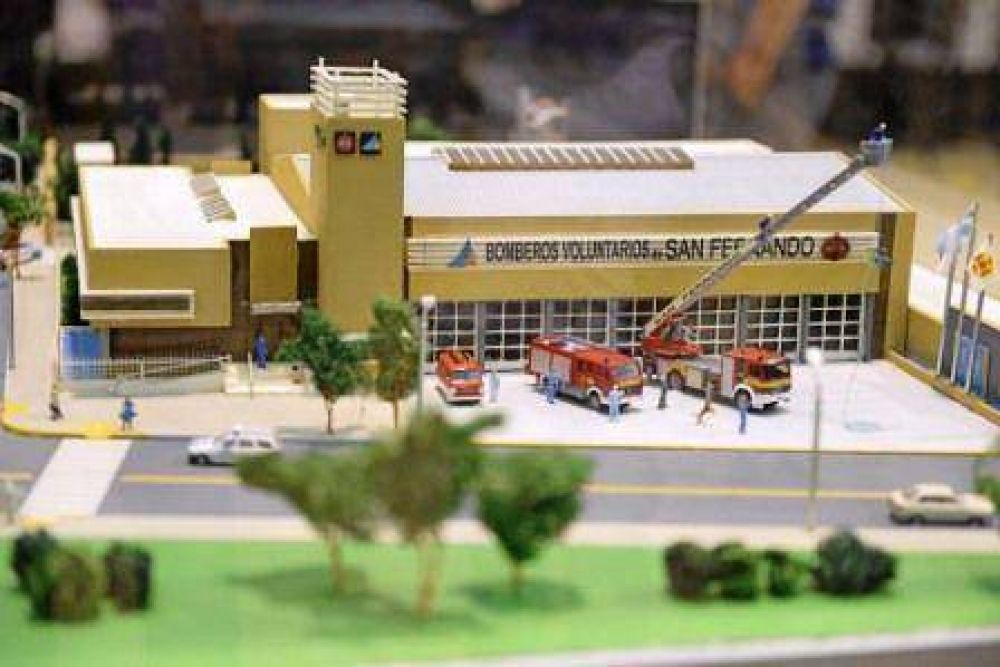 Se present la maqueta del futuro Cuartel Central de Bomberos de San Fernando 