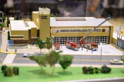 Se presentó la maqueta del futuro Cuartel Central de Bomberos de San Fernando 