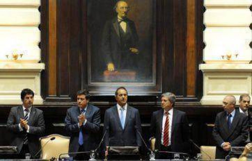 Asamblea Legislativa: ahora le toca a Scioli