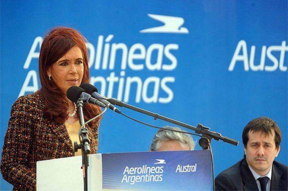 Cristina Kirchner presentar el nuevo avin de Aerolneas