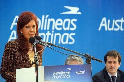 Cristina Kirchner presentar� el nuevo avi�n de Aerol�neas