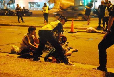Dos personas heridas de gravedad en un accidente de moto frente al Museo MAR