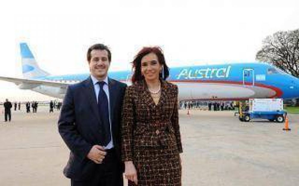 Cristina presenta el nuevo avi�n de Aerol�neas