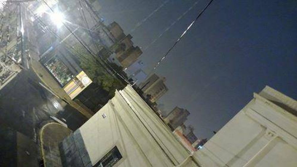 Fuerte tormenta el�ctrica sobre la Ciudad de Santa Fe