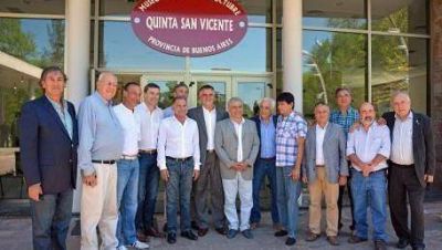 Intendentes K se reunieron en la Quinta San Vicente