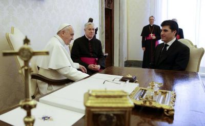 Barzani pide al Papa apoyo internacional para Kurdist�n