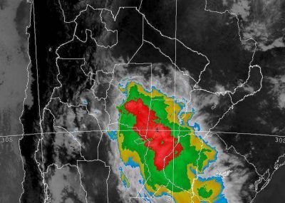 Las tormentas continuar�n hasta ma�ana