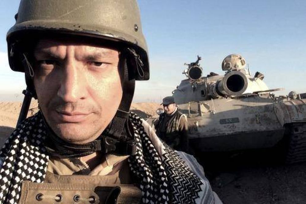 Un argentino que lucha contra el Estado Isl�mico en Irak: 