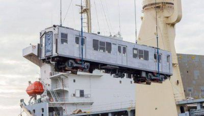 Llegaron 12 nuevos vagones con aire acondicionado para la l�nea C