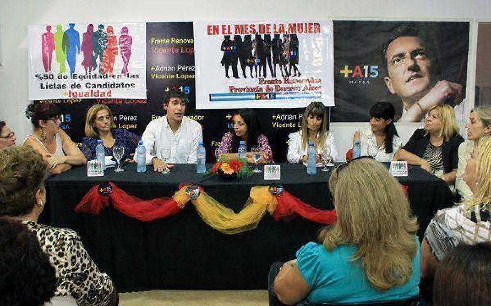 Reunin abierta de mujeres del Frente Renovador en Vicente Lpez