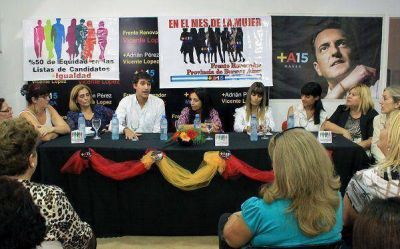 Reuni�n abierta de mujeres del Frente Renovador en Vicente L�pez