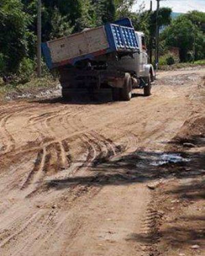 Intensivo operativo para acondicionar las calles de Valle Viejo