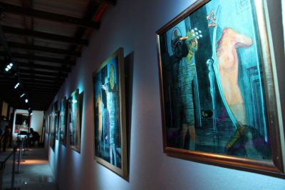 EL MAESTRO ENRIQUE CROSATTO EXPONE SU OBRA EN Z�RATE