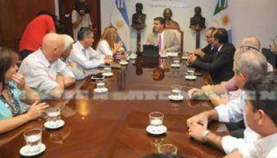 Capitanich recibi� a intendentes de la Alianza para evaluar la ejecuci�n de obras de infraestructura