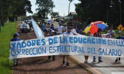 Paro docente: asambleas, acampes, marchas, volanteada y corte de ruta