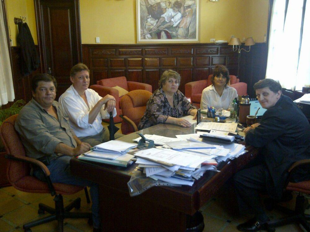 Trabajadores de ATE se reunieron con el ministro de Hacienda de la Provincia
