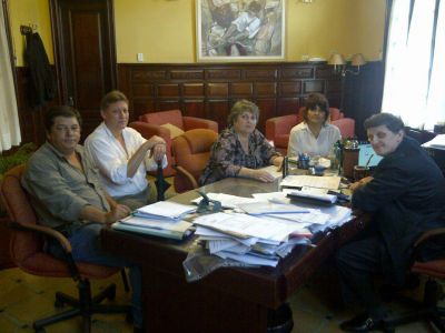 Trabajadores de ATE se reunieron con el ministro de Hacienda de la Provincia