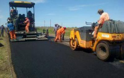 Obras de rehabilitaci�n de calzada en las rutas provinciales 50 y 68