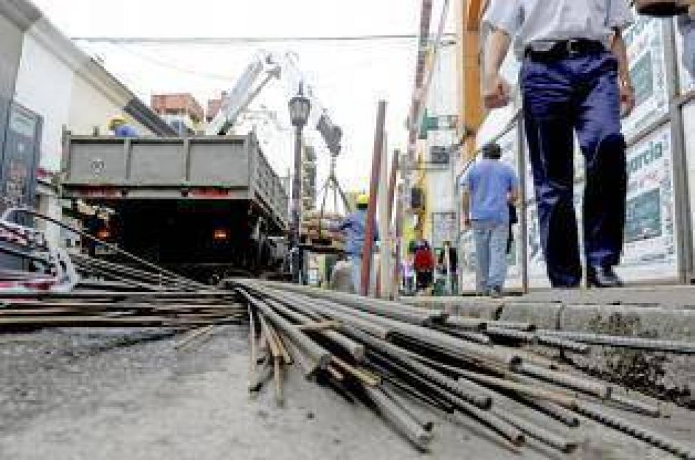 Cortan la Maip� para remozar las peatonales