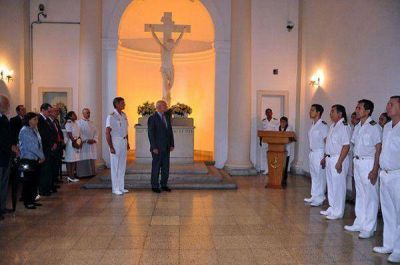 Ceremonia por el 158 aniversario del fallecimiento del Almirante Guillermo Brown