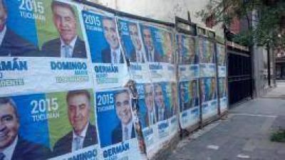 El intendente Amaya formaliz� con afiches su candidatura a gobernador