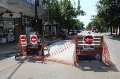Realizan obras hidr�ulicas en Av. Ader de Villa Adelina 
