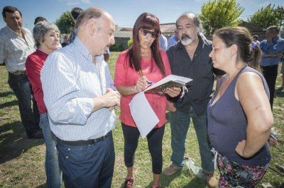 Inza: �Trabajando, las cosas de a poco se van logrando�