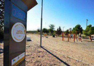 Un kil�metro m�s de luces en el Parque Norte