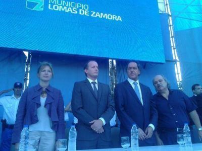 La imagen esperada: Scioli en Lomas