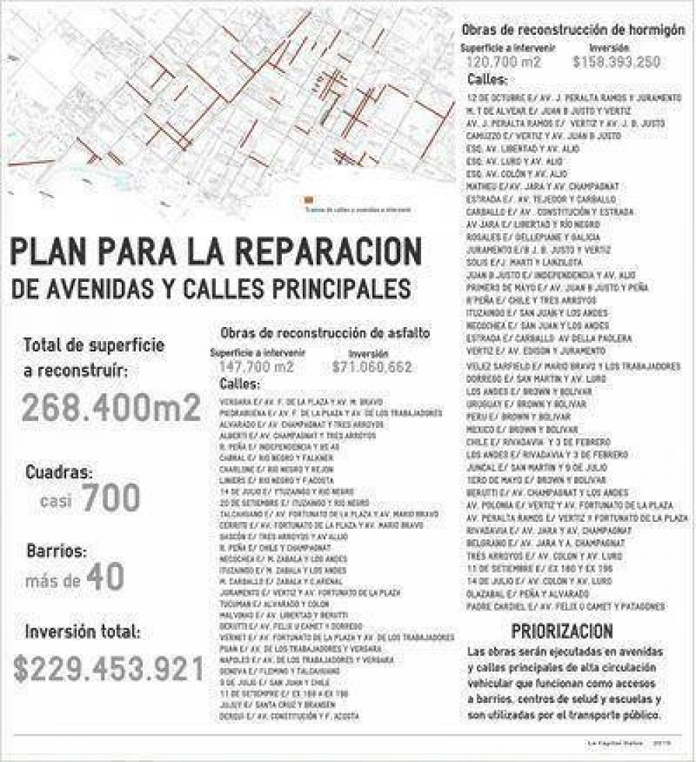 El municipio pone en marcha una ambiciosa obra para la recuperaci�n de pavimentos