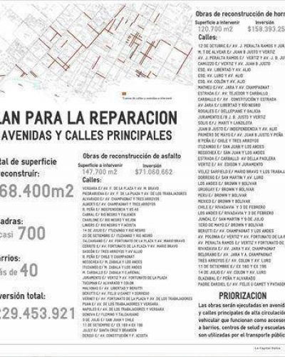 El municipio pone en marcha una ambiciosa obra para la recuperaci�n de pavimentos