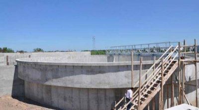 Monitorean avances en la terminaci�n de la Planta Depuradora