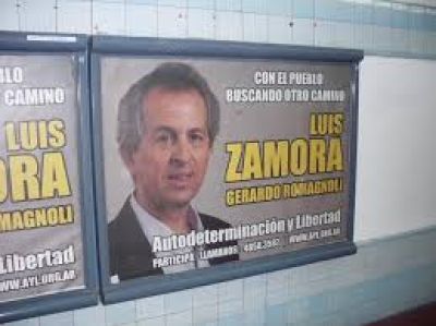Zamora, otra vez candidato de Autodeterminaci�n y Libertad