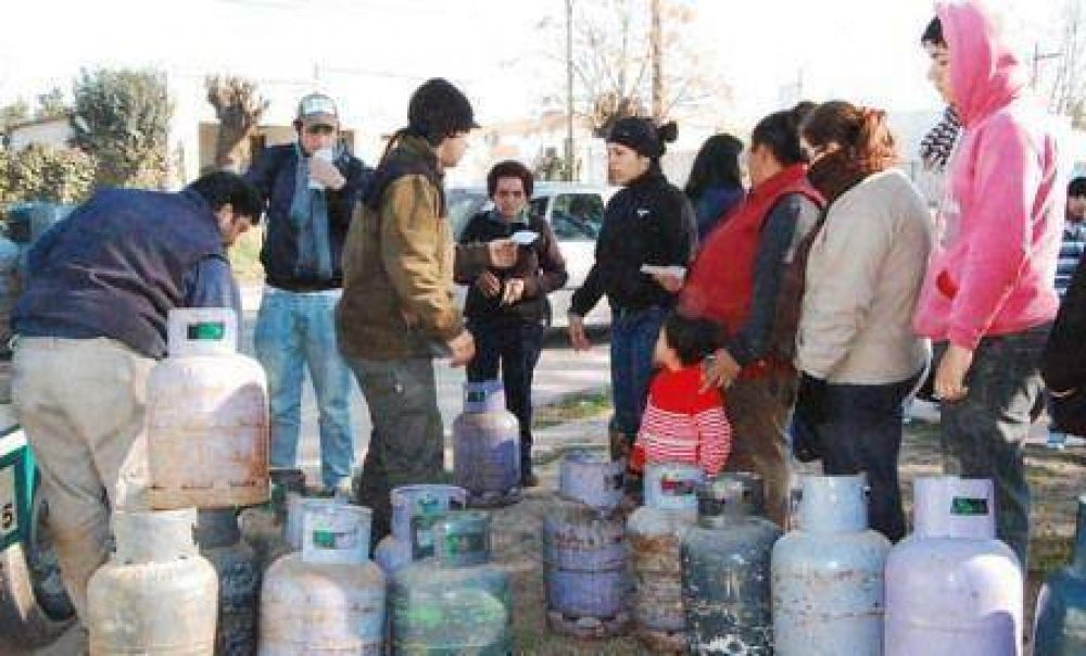 Cronograma de distribuci�n de las garrafas sociales